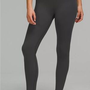 Lululemon Align high rise Charcoal Black Leggings 25”